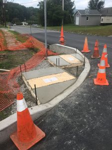 ADA Pads and Curbing - 2017