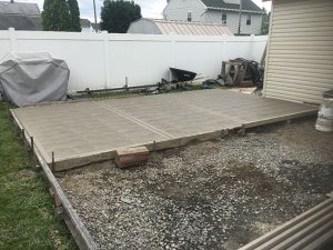Concrete Pad - Swirl Finish - 2017
