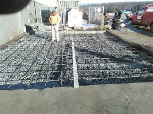 Concrete Pad with Rebar Matte - 20x26x6 - 1